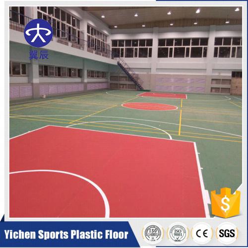 籃球場館PVC塑膠地板 籃球場館PVC塑膠地板